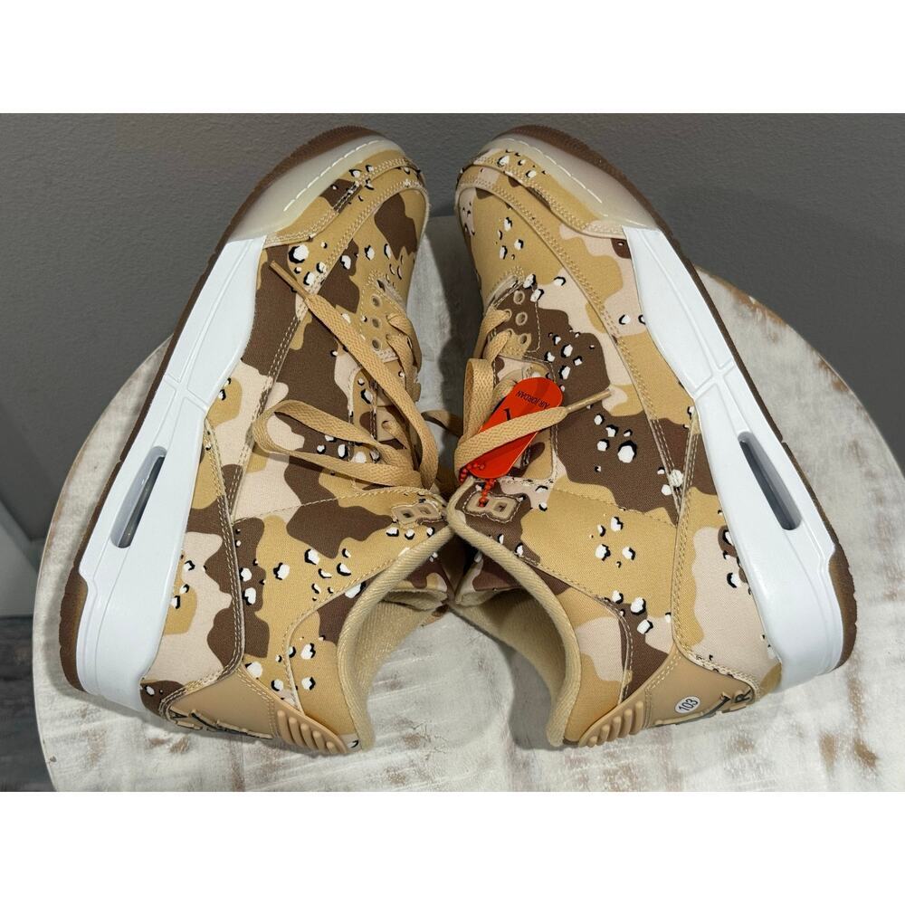 Jordan 3 Retro Desert Camo Size 10w 8.5m HM4301-200 - Picture 5 of 9